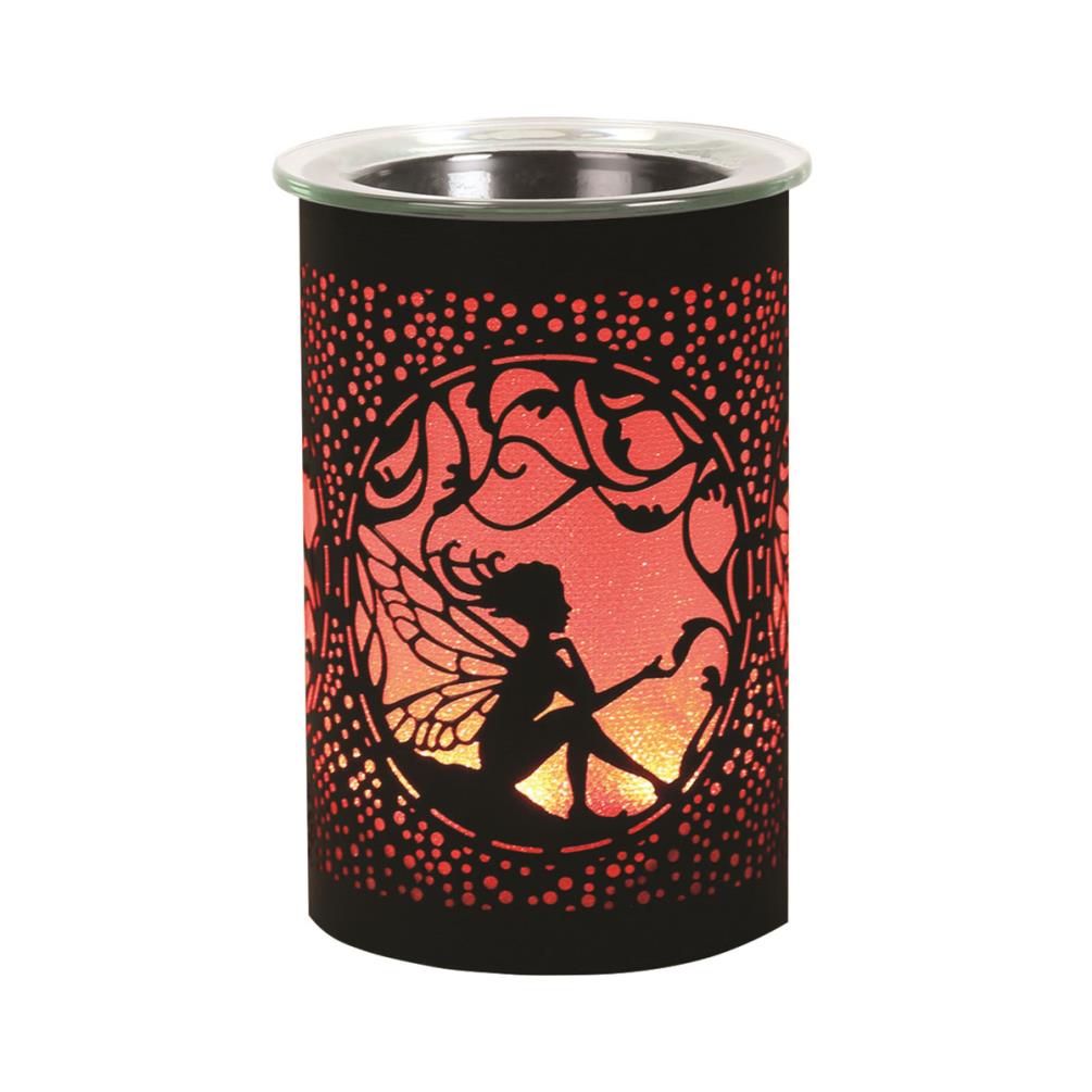 Aroma Black Sitting Fairy Colour Changing Electric Wax Melt Warmer Extra Image 1